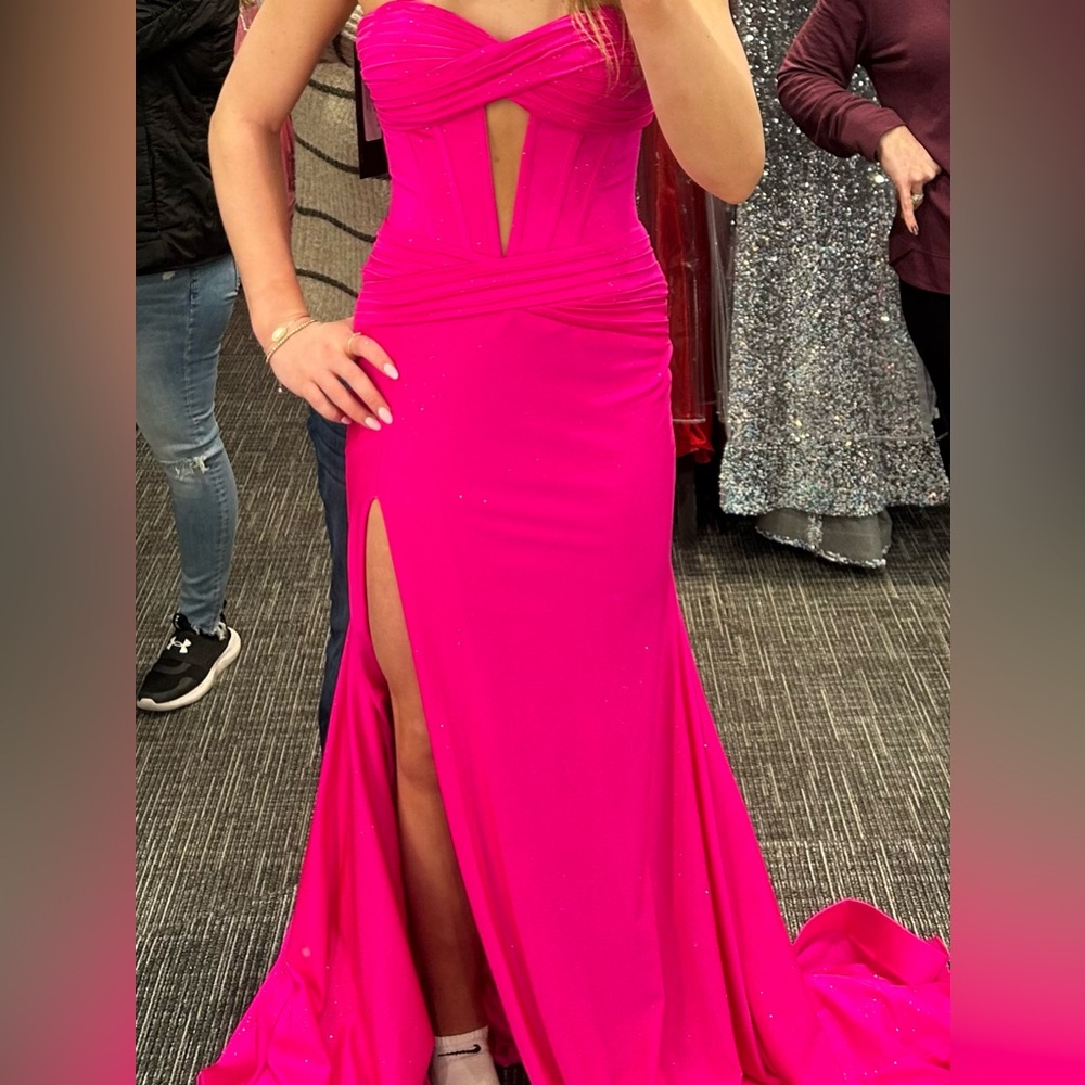 Jovani Sparkly Pink Prom dress